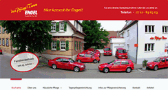 Desktop Screenshot of daspflegeteam-engel.de