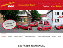 Tablet Screenshot of daspflegeteam-engel.de